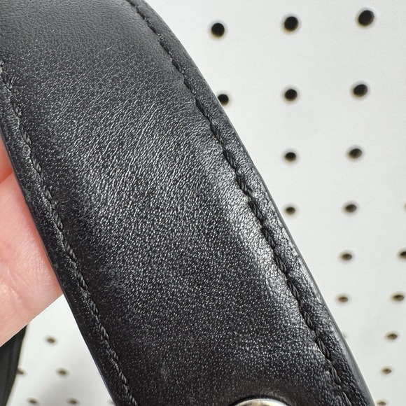 Vtg Coach Y2K Signature C Jacquard Hobo Shoulder Bag Black Leather Trim - Picture 16 of 16